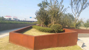 市南耐候钢挡土墙